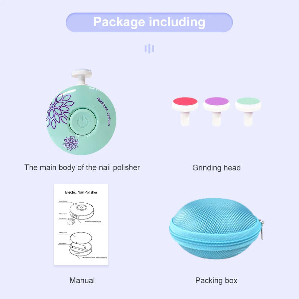 Coupe ongle électrique pour bébé-Bébé®-NN Baby&Mummy-Vert-NN Baby&Mummy