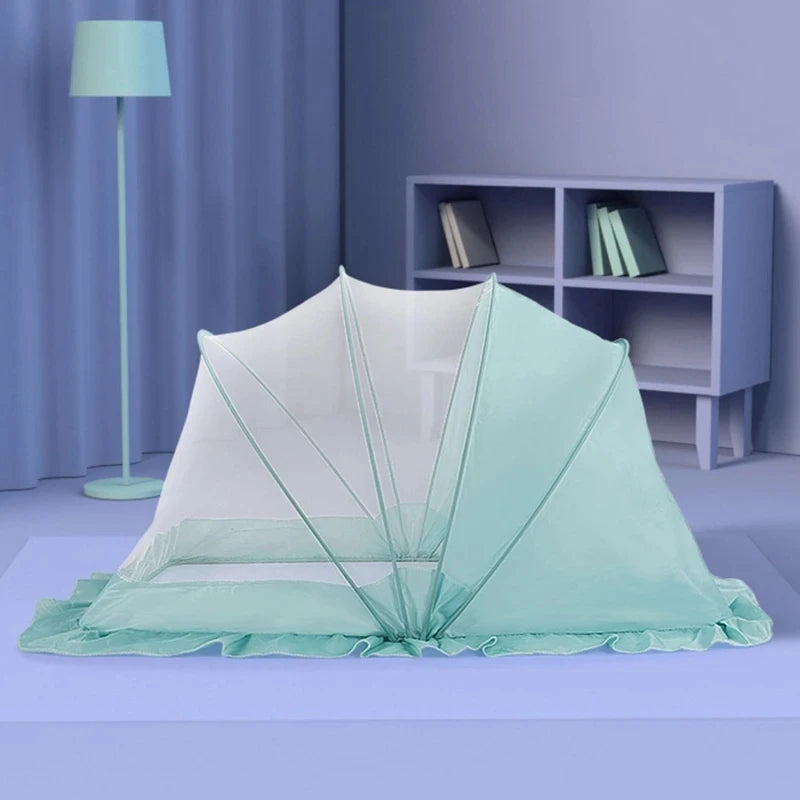 Moustiquaire lit bébé pliable-Bébé®-NN Baby&Mummy-Bleu + Toile Opaque-NN Baby&Mummy