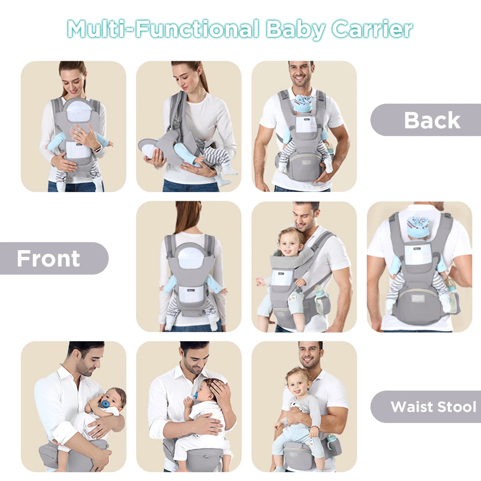 Porte Bébé Ergonomique-Bébé®-NN Baby&Mummy-NN Baby&Mummy