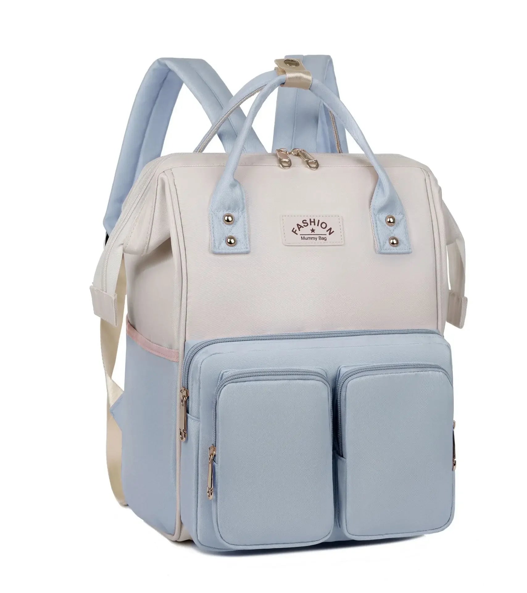 Sac_a_langer_mummy_bag_bleu_blanc