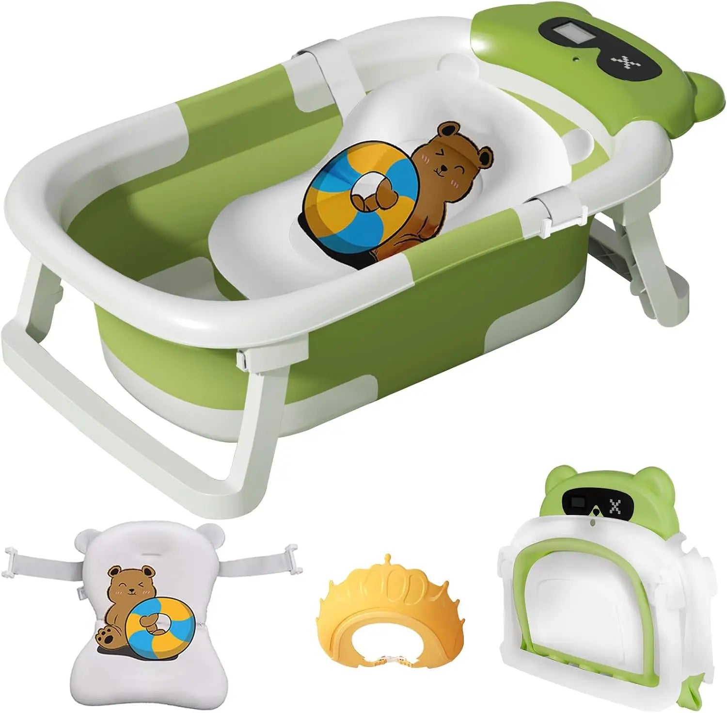 Baignoire_bebe_pliable_FuniTime_vert