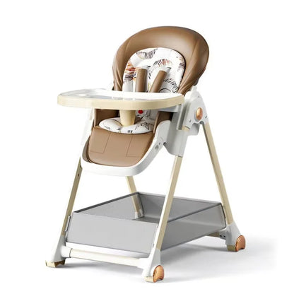 Chaise haute bébé réglable-Bébé®-NN Baby&Mummy-Marron-france-NN Baby&amp;Mummy