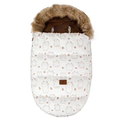 Chancelière de Poussette pour bébé 0-24 mois-Bébé®-NN Baby&Mummy-Ours Blanc-NN Baby&amp;Mummy