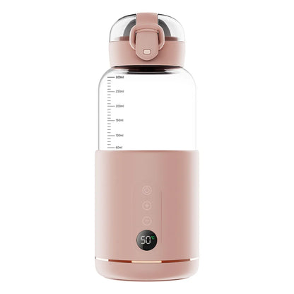 Chauffe biberon électrique portable USB à eau-Bébé®-NN Baby&Mummy-Rose-NN Baby&amp;Mummy
