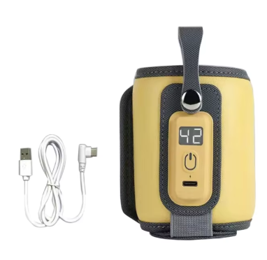 Chauffe-biberon-thermostatique-USB-couleur-jaune