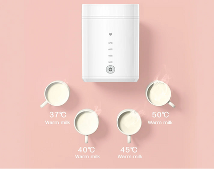 Chauffe_Biberon_Nomade_Sans_Fil_RapidChauffe_Temperatures