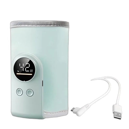Chauffe Biberon USB Portable WarmFeed Vert