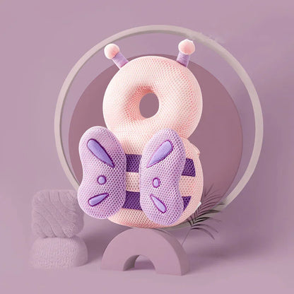 Coussin anti chute bébé-Bébé®-NN Baby&Mummy-Motif Papillon Violet-NN Baby&amp;Mummy