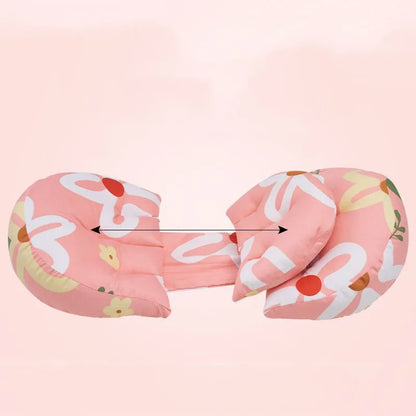 Coussin de Grossesse Multifonctionnel UBean Rose Blanc