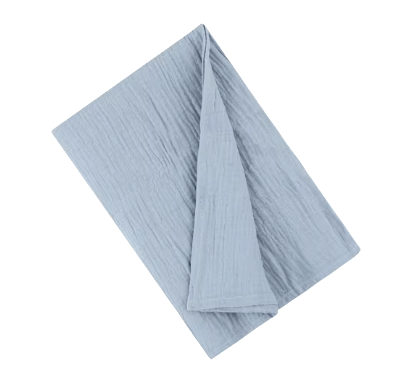Couverture pour bébé en coton-Bébé®-NN Baby&Mummy-Bleu_A48-(85x65cm)-NN Baby&amp;Mummy