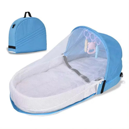 Lit de voyage bébé pliable-Bébé®-NN Baby&Mummy-Bleu-NN Baby&amp;Mummy