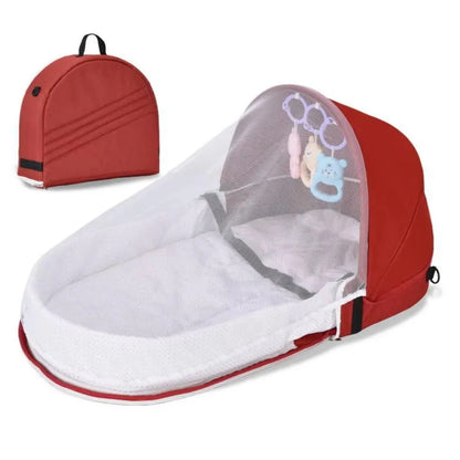 Lit de voyage bébé pliable-Bébé®-NN Baby&Mummy-Rouge-NN Baby&amp;Mummy