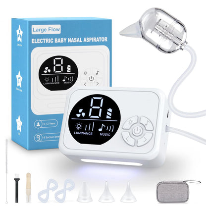 Mouche bébé électrique avec veilleuse-Bébé®-NN Baby&Mummy-Blanc LargeFlow mini-NN Baby&amp;Mummy