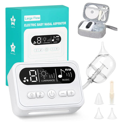 Mouche bébé électrique avec veilleuse-Bébé®-NN Baby&Mummy-Blanc LargeFLow-NN Baby&amp;Mummy