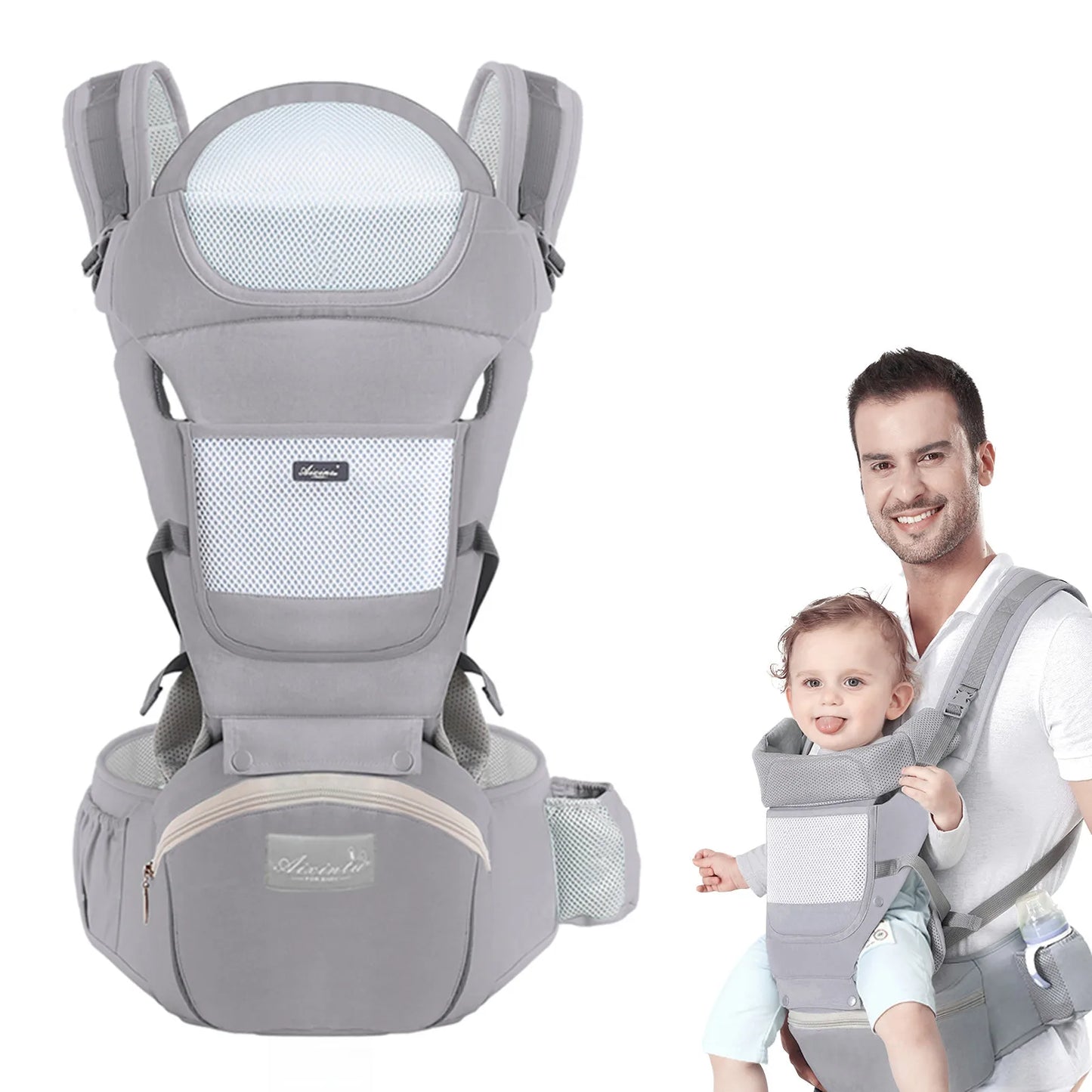 Porte-bébé-ergonomique-multifonctions