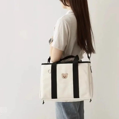Sac a langer portatif Noir Blanc
