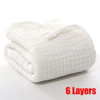 Serviette de bain en coton pour bébé-Bébé®-NN Baby&Mummy-105X105CM Blanc-NN Baby&amp;Mummy