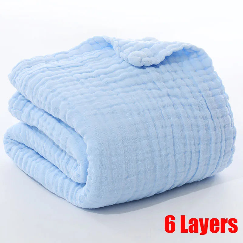 Serviette-de-bain-en-coton-bleue-six-couches