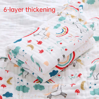Serviette de bain en coton pour bébé-Bébé®-NN Baby&Mummy-105X105CM Licorne-NN Baby&amp;Mummy