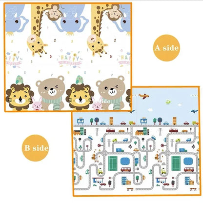 Tapis d'eveil bebe FunFloor double face animaux