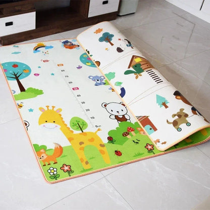 Tapis d'eveil bebe pliable-Bébé®-NN Baby&Mummy-Décor Blanc Giraffe-180x120x0.5cm-NN Baby&amp;Mummy