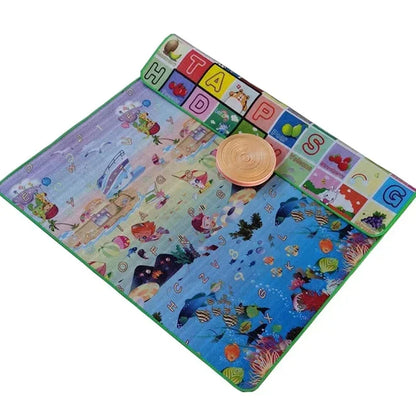 Tapis d'eveil bebe pliable-Bébé®-NN Baby&Mummy-Décor Sous marin-180x120x0.5cm-NN Baby&amp;Mummy