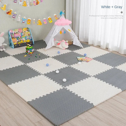 Tapis de sol bébé en mousse 8-16Pcs-Bébé®-NN Baby&Mummy-Blanc et gris-8 Pieces-NN Baby&amp;Mummy