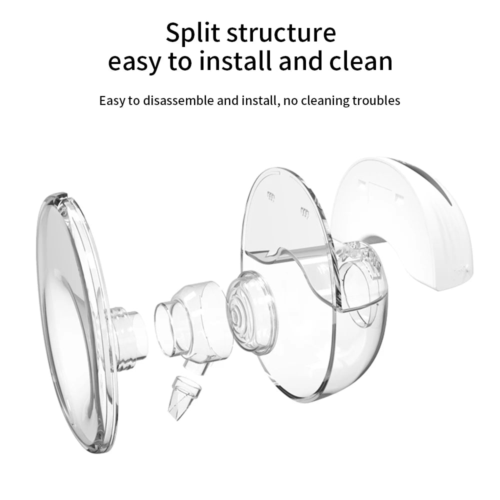 Tire-lait-mains-libre-électrique-accessoires-démontables