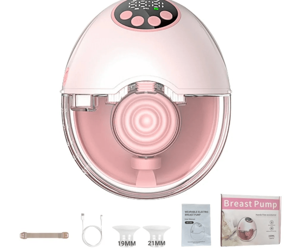 Tire Lait Portable Discret Simple Rose Sans Base Chauffante