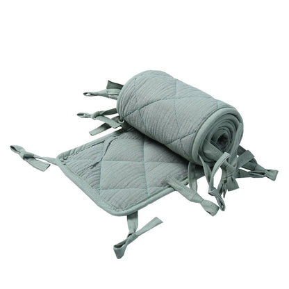 Tour-de-lit-bebe-anti-morsure-vert