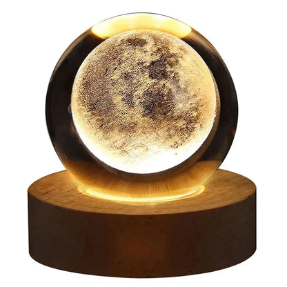 Veilleuse Bébé Boule de Crystal-Bébé®-NN Baby&Mummy-Lune-NN Baby&amp;Mummy