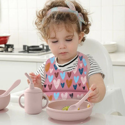 bavoir bébé imprimé bol