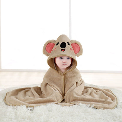 Cape de bain bebe beige