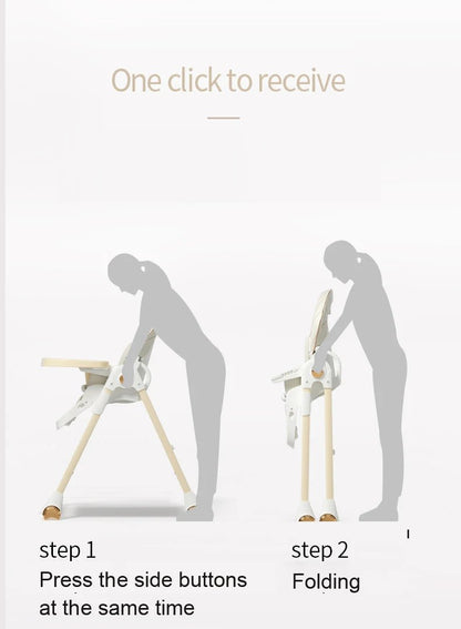 Chaise haute bébé réglable - NN Baby&Mummy