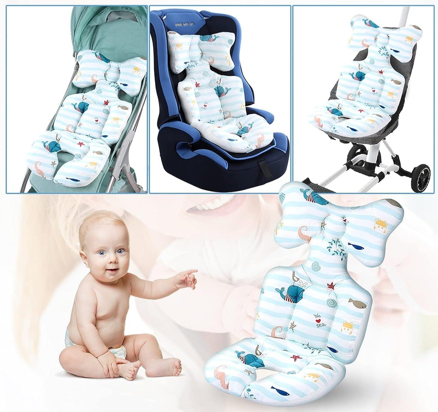 ComfyBabe™ - Coussin siège et poussette Auto - NN Baby&Mummy