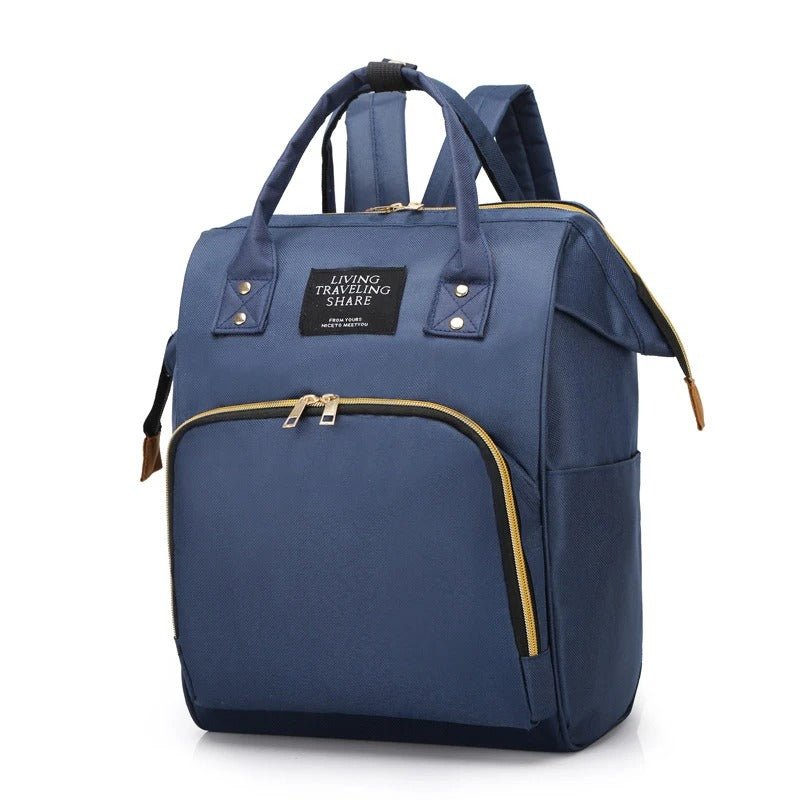Sac à langer portatif classique variante bleu