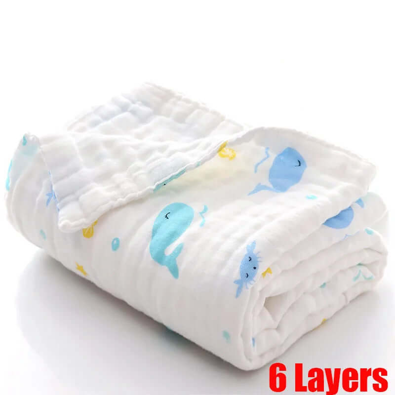 Serviette de bain en coton pour bébé - NN Baby&Mummy